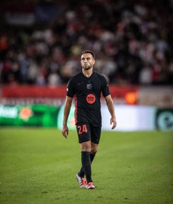 Monaco vs Barcelona Garcia in action during the game against Monaco valid for Champions League at the Stade Louis II, in Monaco, today september 19, 2024. Copyright: xx _RR_6658