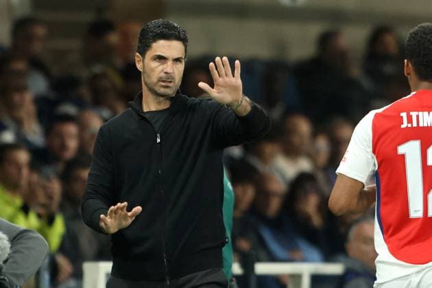 MIKEL ARTETA, Arsenal, Champions League, 2024-25, Atalanta vs Arsenal 0-0, 19-09-2024, Azione, Action, Single shot CHAMPIONS LEAGUE 2024-25 ATALANTA-ARSENAL 0-0