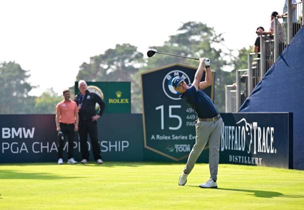Golf - 2024 BMW PGA, Golf Herren Championship - DP World Tour - First Round - Wentworth - Thursday 19th September 2024. USA™s Jordan Gumberg. COLORSPORT ASHLEY WESTERN 