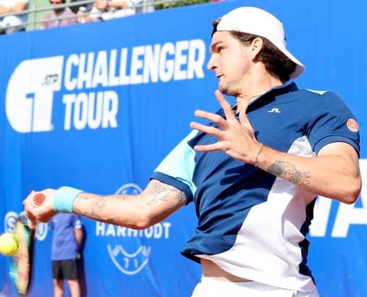 TENNIS - Bad Waltersdorf Trophy BAD WALTERSDORF,AUSTRIA,20.SEP.24 - TENNIS - ATP, Tennis Herren Challenger Tour, Bad Waltersdorf Trophy. Image shows Thiago Seyboth Wild (BRA).  GEPAxpictures xHansxOberlaender