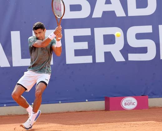 TENNIS - Bad Waltersdorf Trophy BAD WALTERSDORF,AUSTRIA,20.SEP.24 - TENNIS - ATP, Tennis Herren Challenger Tour, Bad Waltersdorf Trophy. Image shows Thiago Monteiro (BRA).  GEPAxpictures xHansxOberlaender