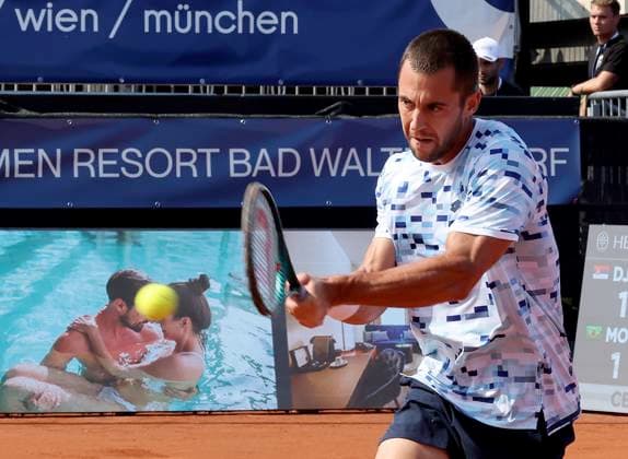 TENNIS - Bad Waltersdorf Trophy BAD WALTERSDORF,AUSTRIA,20.SEP.24 - TENNIS - ATP, Tennis Herren Challenger Tour, Bad Waltersdorf Trophy. Image shows Laslo Djere (SRB).  GEPAxpictures xHansxOberlaender
