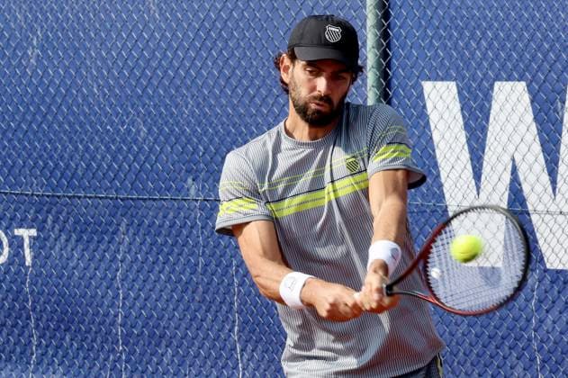 TENNIS - Bad Waltersdorf Trophy BAD WALTERSDORF,AUSTRIA,20.SEP.24 - TENNIS - ATP, Tennis Herren Challenger Tour, Bad Waltersdorf Trophy. Image shows Nicolas Moreno de Alboran (USA).  GEPAxpictures xHansxOberlaender
