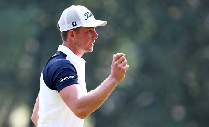 Niklas Norgaard of Denmark during his round. BMW PGA, Golf Herren Championship, Day Two, Golf, Wentworth, Surrey, UK - 20 Sep 2024  Copyright: xJamesxMarsh Shutterstockx 14730222co