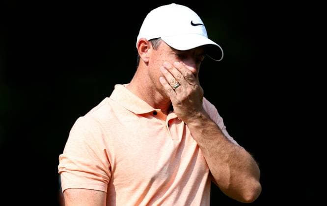 Rory Mcilroy of Northern Ireland during his round. BMW PGA, Golf Herren Championship, Day Two, Golf, Wentworth, Surrey, UK - 20 Sep 2024  Copyright: xJamesxMarsh Shutterstockx 14730222cl