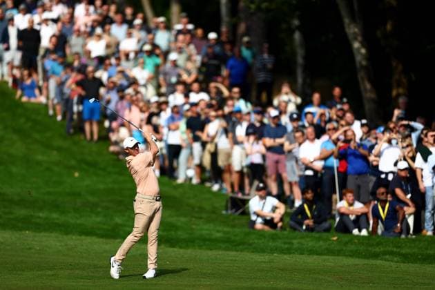 Rory Mcilroy of Northern Ireland during his round. BMW PGA, Golf Herren Championship, Day Two, Golf, Wentworth, Surrey, UK - 20 Sep 2024  Copyright: xJamesxMarsh Shutterstockx 14730222cb