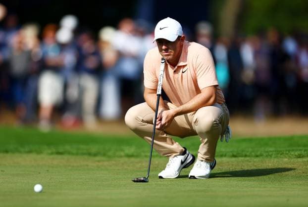 Rory Mcilroy of Northern Ireland during his round. BMW PGA, Golf Herren Championship, Day Two, Golf, Wentworth, Surrey, UK - 20 Sep 2024  Copyright: xJamesxMarsh Shutterstockx 14730222bq