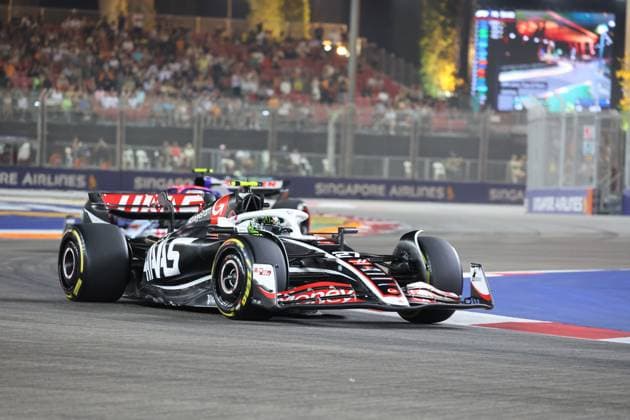 20 09 2024, Marina Bay Street Circuit, Singapore, FORMULA 1 SINGAPORE AIRLINES SINGAPORE GRAND PRIX 2024,in the picture Nico Hülkenberg DEU , MoneyGram Haas F1 Team Defodi 506 20240920 hbr 0066 Defodi-506