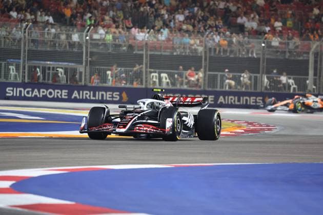 20 09 2024, Marina Bay Street Circuit, Singapore, FORMULA 1 SINGAPORE AIRLINES SINGAPORE GRAND PRIX 2024,in the picture Nico Hülkenberg DEU , MoneyGram Haas F1 Team Defodi 506 20240920 hbr 0082 Defodi-506