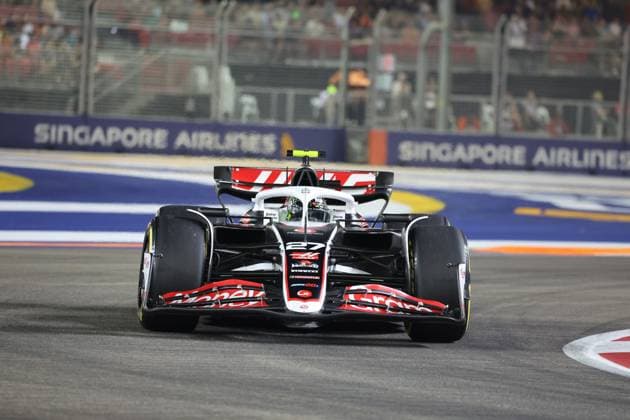 20 09 2024, Marina Bay Street Circuit, Singapore, FORMULA 1 SINGAPORE AIRLINES SINGAPORE GRAND PRIX 2024,in the picture Nico Hülkenberg DEU , MoneyGram Haas F1 Team Defodi 506 20240920 hbr 0083 Defodi-506