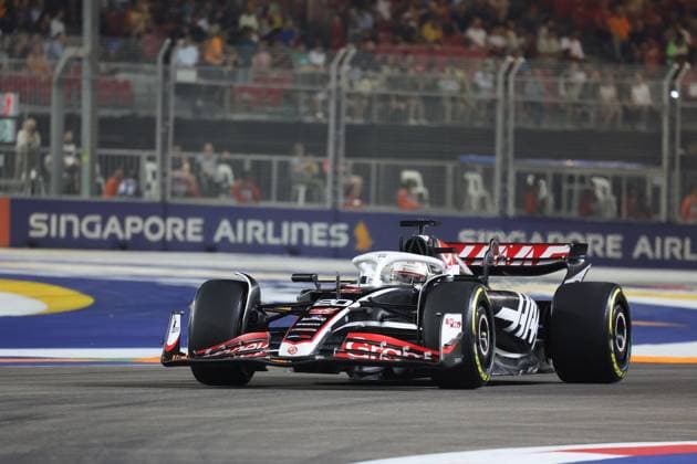 FORMULA 1 SINGAPORE AIRLINES SINGAPORE GRAND PRIX 2024 20 09 2024, Marina Bay Street Circuit, Singapore, FORMULA 1 SINGAPORE AIRLINES SINGAPORE GRAND PRIX 2024,in the picture Kevin Magnussen DNK , MoneyGram Haas F1 Team nordphotoxGmbHx xBratic nph00250