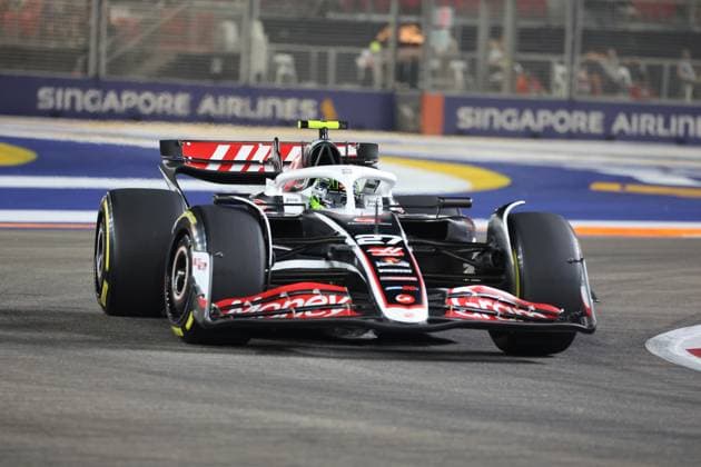 20 09 2024, Marina Bay Street Circuit, Singapore, FORMULA 1 SINGAPORE AIRLINES SINGAPORE GRAND PRIX 2024,in the picture Nico Hülkenberg DEU , MoneyGram Haas F1 Team Defodi 506 20240920 hbr 0105 Defodi-506