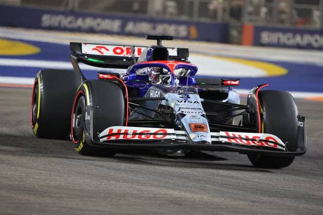 FORMULA 1 SINGAPORE AIRLINES SINGAPORE GRAND PRIX 2024 20 09 2024, Marina Bay Street Circuit, Singapore, FORMULA 1 SINGAPORE AIRLINES SINGAPORE GRAND PRIX 2024,in the picture Daniel Ricciardo AUS , Visa Cash App RB Formula One Team nordphotoxGmbHx xBratic nph00250
