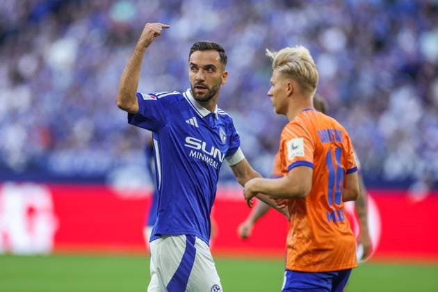 20 09 2024, Football, Season 2024 2025, 2 Bundesliga, Matchday 5, FC Schalke 04 SV Darmstadt 98, Kenan Karaman FC Schalke 04 Gelsenkirchen Veltins Arena NRW Germany xRHR PHOTO TRx Copyright: TimxRehbein RHR-FOTOx RHR-FOTO TR