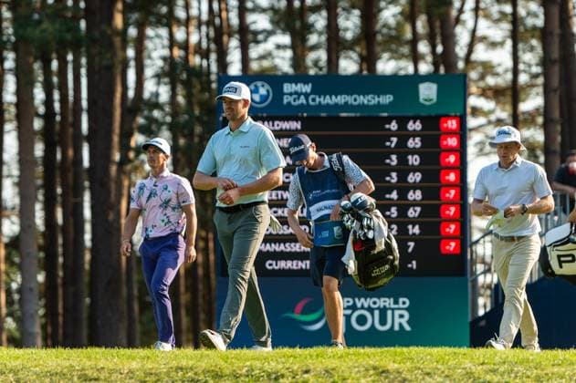 Victor Perez of France walks off the 11th tee during round 2 of the BMW PGA, Golf Herren Championship at the Wentworth Golf Club, Virginia Water, England on 20 September 2024. Copyright: xGrantxWinterx 41780301