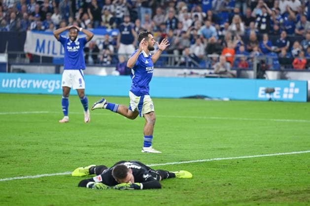 20 09 2024, Soccer, 2 Bundesliga, 29 Matchday Season 2024 2025, FC Schalke 04 SV Darmstadt, Amin Younes FC Schalke 04 , Gelsenkirchen Veltins Arena Nordrhein Westfalen Germany xRHR PHOTO TKx Copyright: RHR-FOTOx RHR-FOTO TK