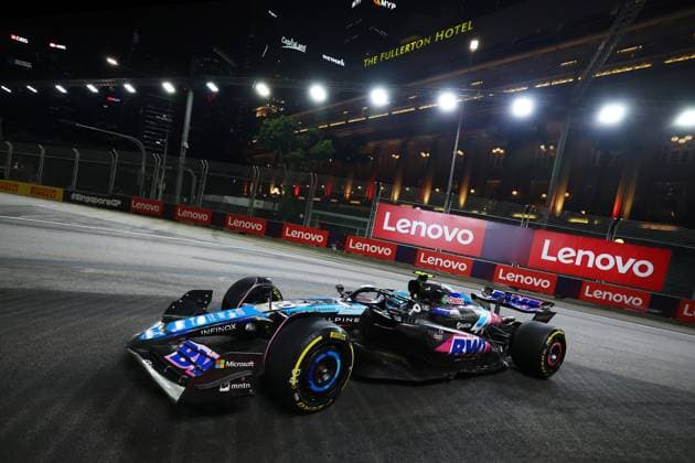 F1 Grand Prix Of Singapore - Practice Pierre Gasly of France drives the BWT Alpine F1 Team A524 during practice ahead of the F1 Grand Prix of Singapore at Marina Bay Street Circuit in Singapore, Singapore, on September 20, 2024. Singapore Singapore  Copyright: xMorganxHancockx originalFilename:hancock-f1grandp240921_npwLm.jpg