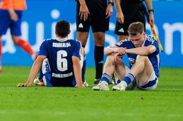 2 Soccer Bundesliga FC Schalke 04 SV Darmstadt 98 20 09 2024 Frustration among the players of FC Schalke 04 after the 3 5 defeat 2 Soccer Bundesliga FC Schalke 04 SV Darmstadt 98 Gelsenkirchen, VELTINS Arena on 20 09 2024 DFL REGULATIONS PROHIBIT ANY USE OF PHOTOGRAPHS AS IMAGE SEQUENCES AND OR QUASI VIDEO Copyright: xBEAUTIFULxSPORTS Wunderlx