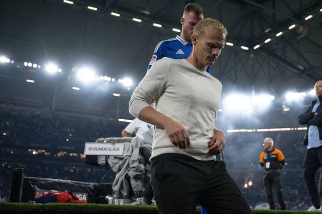 20 09 2024, Football, 2 Bundesliga, 29 Matchday Season 2024 2025, FC Schalke 04 SV Darmstadt, Coach Karel Geraerts FC Schalke 04 Gelsenkirchen Veltins Arena Nordrhein Westfalen Germany xRHR PHOTO TKx Copyright: RHR-FOTOx RHR-FOTO TK