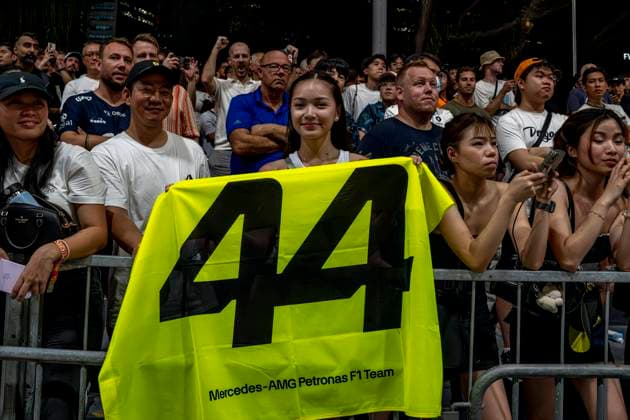Marina Bay - 20-09-2024, Marina Bay Street Circuit, fans at the Formula 1 Singapore Grand Prix 2024 Friday Formula 1 Singapore Grand Prix 2024 Friday  x26291504x Copyright: