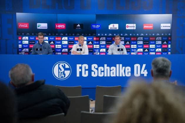 20 09 2024, Football, 2 Bundesliga, 29 Matchday Season 2024 2025, FC Schalke 04 SV Darmstadt, Coach Karel Geraerts FC Schalke 04 , Coach Florian Kohfeldt SV Darmstadt 98 , Gelsenkirchen Veltins Arena Nordrhein Westfalen Germany xRHR PHOTO TKx Copyright: RHR-FOTOx RHR-FOTO TK