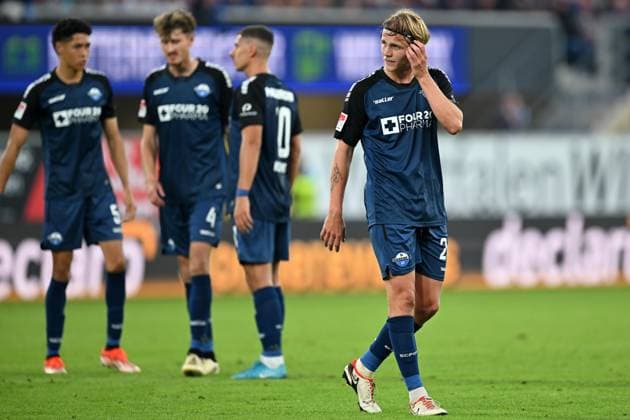 Paderborn, Home Deluxe Arena, 20 09 24, GER, Herren, 2 Bundesliga, Saison 2024 2025, SC Paderborn 07 Hannover 96 Bild Felix GOETZE Paderborn Only for editorial use DFL regulations prohibit any use of photographs as image sequences and or quasi video NRW Deutschland