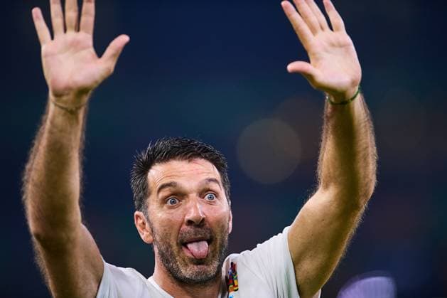 RECORD DATE NOT STATED Leyendas Internacionales vs Leyendas de Mexico Gianluigi Buffon of FIFA Legends during match Legends between International FIFA Legends and Mexico Legends 2024, at BBVA Bancomer Stadium on September 20, 2024 in Monterrey, Nuevo Leon, Mexico. MONTERREY NUEVO LEON MEXICO  Copyright: xJONATHANxDUENASx 20240920235601_LEGENDS_FIFA_MEX_BUFFON153