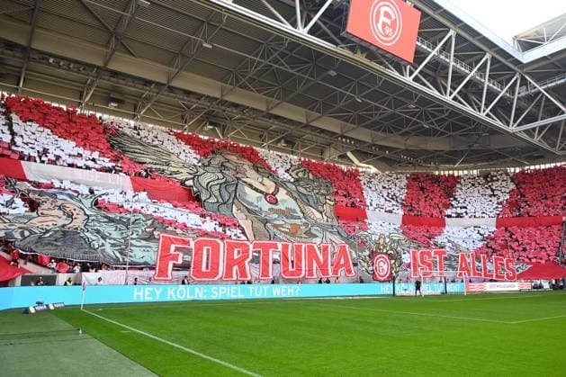 Fans Duesseldorf doing a choreography during the 2 Bundesliga match between Fortuna Düsseldorf and 1 FC Köln at Merkur Spiel Arena on September 21, 2024 in Düsseldorf, Germany Germany Photo by Ralf Treese DeFodi Images Fans Duesseldorf doing a choreography during the 2 Bundesliga match between Fortuna Düsseldorf and 1 FC Köln at Merkur Spiel Arena on September 21, 2024 in Düsseldorf, Germany Photo by Ralf Treese DeFodi Images DFB DFL REGULATIONS PROHIBIT ANY USE OF PHOTOGRAPHS AS IMAGE SEQUENCES AND OR QUASI VIDEO Defodi 521 DUSKOE20240921 006 Defodi-521 DFB DFL REGULATIONS PROHIBIT ANY USE OF PHOTOGRAPHS AS IMAGE SEQUENCES AND OR QUASI-VIDEO.