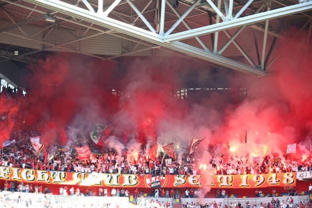 1 FC Koeln Fans Fortuna Duesseldorf vs 1 FC Koeln, Football, 2 Bundesliga, Matchday 6, Season 2024 2025, 21 09 2024 DFL REGULATIONS PROHIBIT ANY USE OF PHOTOGRAPHS AS IMAGE SEQUENCES AND OR QUASI VIDEO Foto kolbert press Ant Palmer Merkur Spiel Arena NRW Germany Copyright: xkolbert-press AntxPalmerx