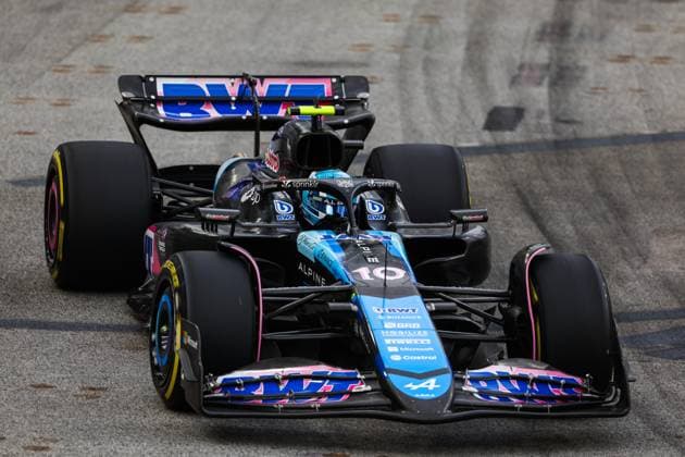 10 GASLY Pierre (fra), Alpine F1 Team A524, action during the Formula 1 Singapore Grand Prix 2024, 18th round of the 2024 Formula One World Championship, WM, Weltmeisterschaft from September 20 to 22, 2024 on the Marina Bay Circuit, in Singapore, Singapore - F1 - SINGAPORE GRAND PRIX 2024 DPPI Panoramic  240921_R18_SINGAPORE_DP_AV3_1865