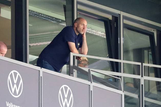 Braunschweig vs Fürth, 2 BL Braunschweig, 21 09 2024, FOOTBALL Eintracht Braunschweig vs SpVgg Greuther Fürth, 2 BL, season 2024 25 Head coach Daniel Scherning Eintracht Braunschweig in the stands Braunschweig