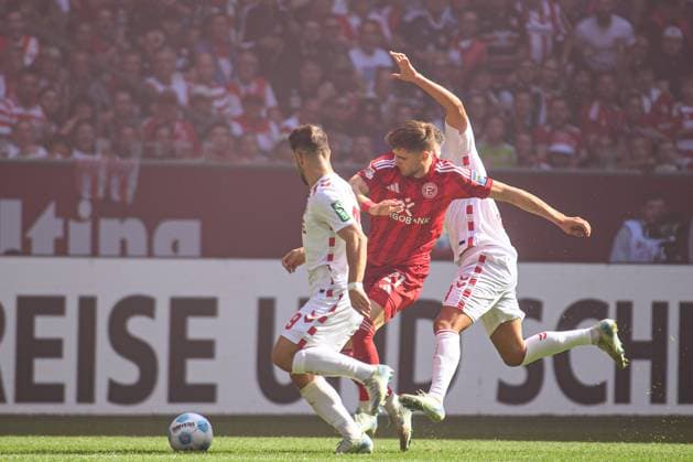 DUESSELDORF, GERMANY - 21 SEPTEMBER, 2024: The football match of 2.Bundesliga Fortuna Duesseldorf vs. 1.FC Koeln at Mercur Spiel Arena  Copyright: xVITALIIxKLIUIEVx