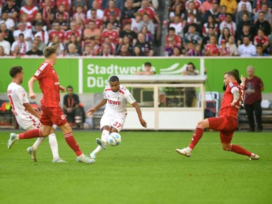 Linton Maina 1 FC Koeln goal for 1 2 during the 2 Bundesliga match between Fortuna Düsseldorf and 1 FC Köln at Merkur Spiel Arena on September 21, 2024 in Düsseldorf, Germany Photo by Ralf Treese DeFodi Images Linton Maina 1 FC Koeln scores his team™s second goal during the 2 Bundesliga match between Fortuna Düsseldorf and 1 FC Köln at Merkur Spiel Arena on September 21, 2024 in Düsseldorf, Germany Photo by Ralf Treese DeFodi Images DFB DFL REGULATIONS PROHIBIT ANY USE OF PHOTOGRAPHS AS IMAGE SEQUENCES AND OR QUASI VIDEO Defodi 521 DUSKOE20240921 014 Defodi-521 DFB DFL REGULATIONS PROHIBIT ANY USE OF PHOTOGRAPHS AS IMAGE SEQUENCES AND OR QUASI-VIDEO.