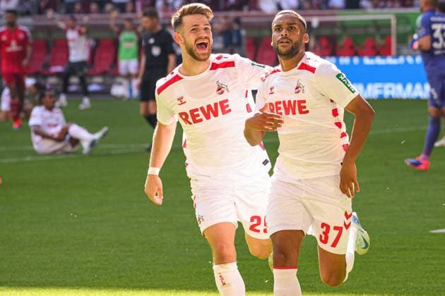 DUESSELDORF, GERMANY - 21 SEPTEMBER, 2024: Linton Maina, The football match of 2.Bundesliga Fortuna Duesseldorf vs. 1.FC Koeln at Mercur Spiel Arena  Copyright: xVITALIIxKLIUIEVx