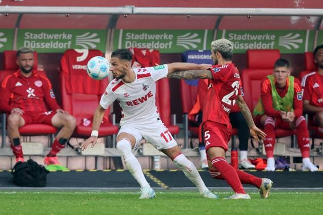 Sport Fortuna Düsseldorf vs 1 FC Köln, Matchday 6, 21 09 2024, 13 00, left Leart Pacarada 1 FC Köln , picture