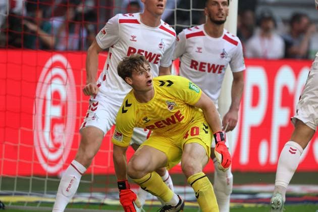 Sport Fortuna Düsseldorf vs 1 FC Köln, Matchday 6, 21 09 2024, 13 00, front Jonas Urbig 1 FC Köln , picture