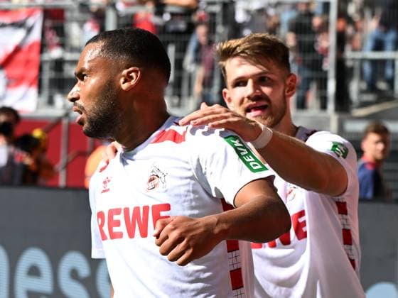Linton Maina 1 FC Koeln and Jan Thielmann 1 FC Koeln celebrates after scoring his team™s second goal with teammates during the 2 Bundesliga match between Fortuna Düsseldorf and 1 FC Köln at Merkur Spiel Arena on September 21, 2024 in Düsseldorf, Germany, Germany Photo by Ralf Treese DeFodi Images Linton Maina 1 FC Koeln and Jan Thielmann 1 FC Koeln celebrates after scoring his team™s second goal with teammates during the 2 Bundesliga match between Fortuna Düsseldorf and 1 FC Köln at Merkur Spiel Arena on September 21, 2024 in Düsseldorf, Germany Photo by Ralf Treese DeFodi Images DFB DFL REGULATIONS PROHIBIT ANY USE OF PHOTOGRAPHS AS IMAGE SEQUENCES AND OR QUASI VIDEO Defodi 521 DUSKOE20240921 078 Defodi-521 DFB DFL REGULATIONS PROHIBIT ANY USE OF PHOTOGRAPHS AS IMAGE SEQUENCES AND OR QUASI-VIDEO.