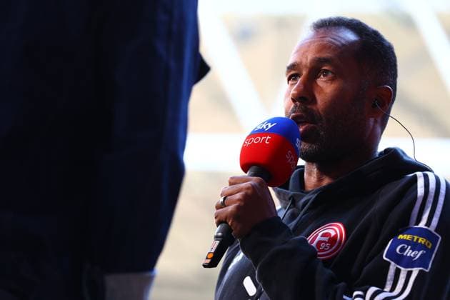 Coach Daniel Thiuone Fortuna Duesseldorf Fortuna Duesseldorf vs 1 FC Koeln, Soccer, 2 Bundesliga, 6 Matchday, Season 2024 2025, 21 09 2024 DFL REGULATIONS PROHIBIT ANY USE OF PHOTOGRAPHS AS IMAGE SEQUENCES AND OR QUASI VIDEO Foto kolbert press Ant Palmer Merkur Spiel Arena NRW Germany Copyright: xkolbert-press AntxPalmerx