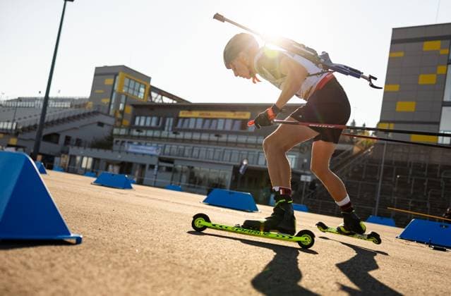 Sport Themen der Woche KW38 Sport Bilder des Tages 21.09.2024, GER, Biathlon, Junioren männlich weiblich, Saison 24 25, 1.DSV Joka Deutschlandpokal, Sprint Skiroller by Thüringer Skiverband Deutscher Skiverband STRAUCH Lukas (WSV Reit im Winkl) 98559 Oberhof LOTTO Thüringen ARENA am Rennst Thüringen Deutschland *** 21 09 2024, GER, biathlon, junior male female, season 24 25, 1 DSV Joka German Cup, sprint roller skiing by Thüringer Skiverband Deutscher Skiverband STRAUCH Lukas WSV Reit im Winkl 98559 Oberhof LOTTO Thüringen ARENA am Rennst Thüringen Germany