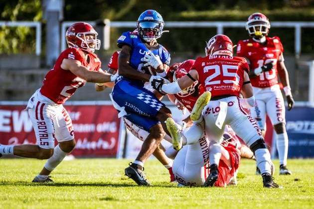 GFL German Football League Potsdam Royals Allgäu Comets 21 09 2024 GFL German Football League Potsdam Royals Allgäu Comets Copyright: xBEAUTIFULxSPORTS NicolxMarschallx