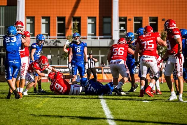 GFL German Football League Potsdam Royals Allgäu Comets 21 09 2024 GFL German Football League Potsdam Royals Allgäu Comets Copyright: xBEAUTIFULxSPORTS NicolxMarschallx