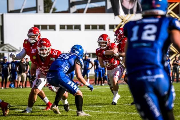 GFL German Football League Potsdam Royals Allgäu Comets 21 09 2024 GFL German Football League Potsdam Royals Allgäu Comets Copyright: xBEAUTIFULxSPORTS NicolxMarschallx