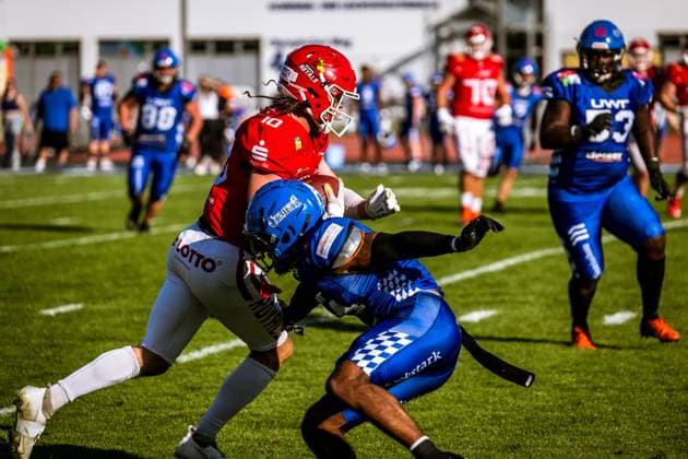GFL German Football League Potsdam Royals Allgäu Comets 21 09 2024 GFL German Football League Potsdam Royals Allgäu Comets Copyright: xBEAUTIFULxSPORTS NicolxMarschallx