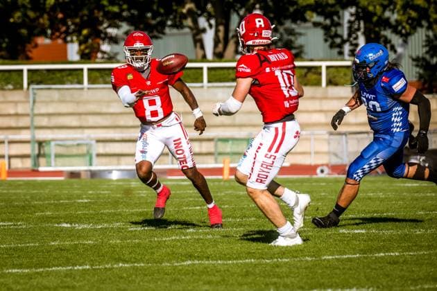 GFL German Football League Potsdam Royals Allgäu Comets 21 09 2024 GFL German Football League Potsdam Royals Allgäu Comets Copyright: xBEAUTIFULxSPORTS NicolxMarschallx