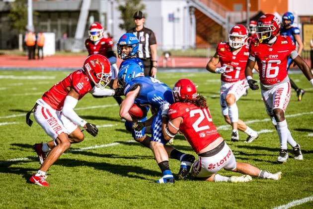GFL German Football League Potsdam Royals Allgäu Comets 21 09 2024 GFL German Football League Potsdam Royals Allgäu Comets Copyright: xBEAUTIFULxSPORTS NicolxMarschallx