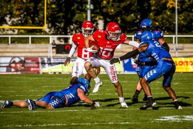 GFL German Football League Potsdam Royals Allgäu Comets 21 09 2024 GFL German Football League Potsdam Royals Allgäu Comets Copyright: xBEAUTIFULxSPORTS NicolxMarschallx