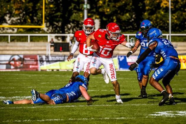 GFL German Football League Potsdam Royals Allgäu Comets 21 09 2024 GFL German Football League Potsdam Royals Allgäu Comets Copyright: xBEAUTIFULxSPORTS NicolxMarschallx