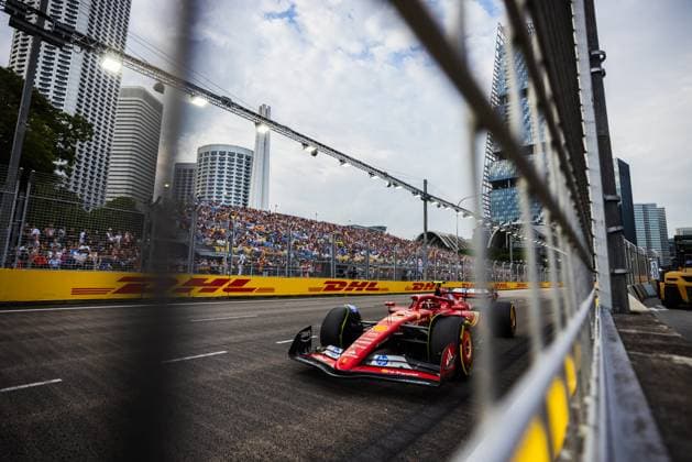 Marina Bay Street Circuit, Singapore, Singapore. 21.September.2024; Carlos Sainz Jr of Spain and Scuderia Ferrari during Formula One Singapore Grand Prix  (267349793)