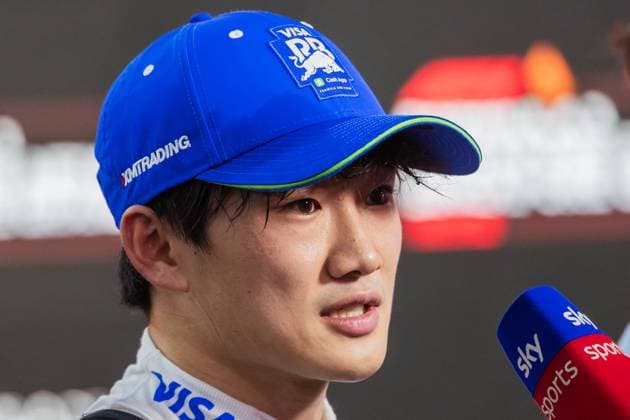 Marina Bay Street Circuit, Singapore, Singapore. 21.September.2024; Yuki Tsunoda of Japan and Visa Cash App RB Formula One Team during Formula One Singapore Grand Prix  (267349885)