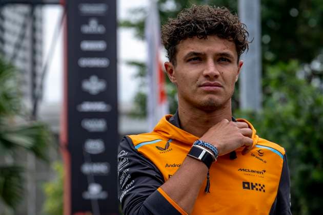 Marina Bay - 21-09-2024, Marina Bay Street Circuit, Lando Norris at the Formula 1 Singapore Grand Prix 2024 Saturday Formula 1 Singapore Grand Prix 2024 Saturday  x26302351x Copyright:
